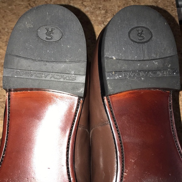 Men’s Leather Stacy Adams Oxfords - Picture 8 of 12